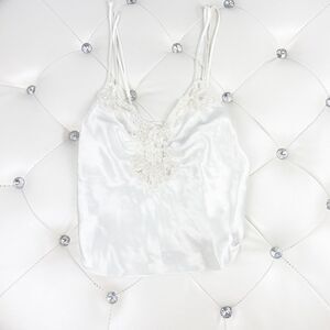 VINTAGE Victoria’s Secret Gold Label Small Silky Crop Top Lingerie